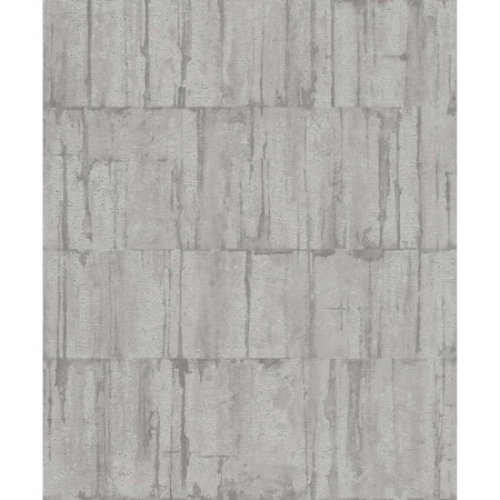 Manhattan Comfort Lakewood Buck Silver Horizontal 33 ft L X 209 in W Wallpaper BR4096-560312